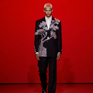 覆盖全国上门定制服务海宪森品牌男装新中式礼服高级定制咨询预约