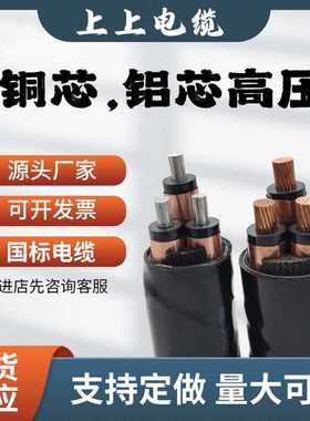 上上YJLV22高压铝芯35电缆线8.7/15kv3芯50 95 70 150 185平方240