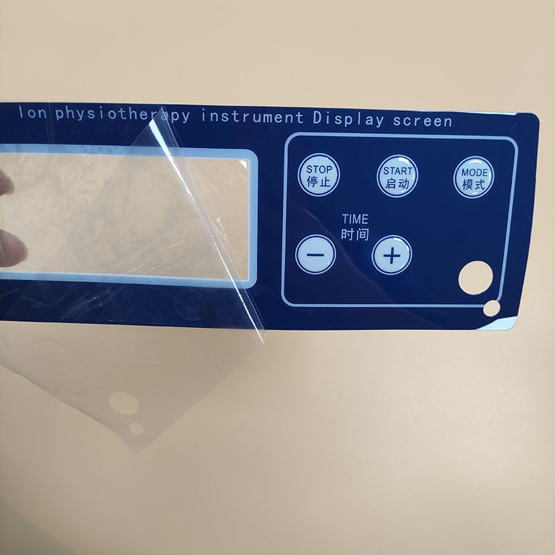 薄膜开关面板定做磨砂塑