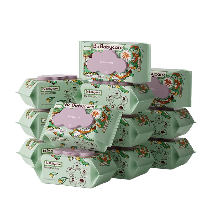 婴儿湿巾80抽婴儿湿巾babycare