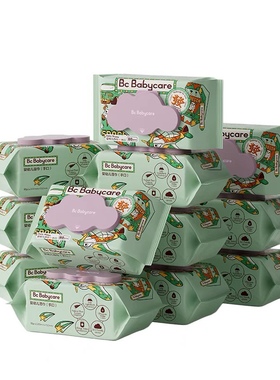 babycare婴儿湿巾宝宝手口屁专用幼儿新生80抽居家用大包装湿纸巾