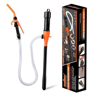 亚马逊爆款95608S电动式抽油泵 汽车油箱抽油 抽油泵电池式带枪嘴