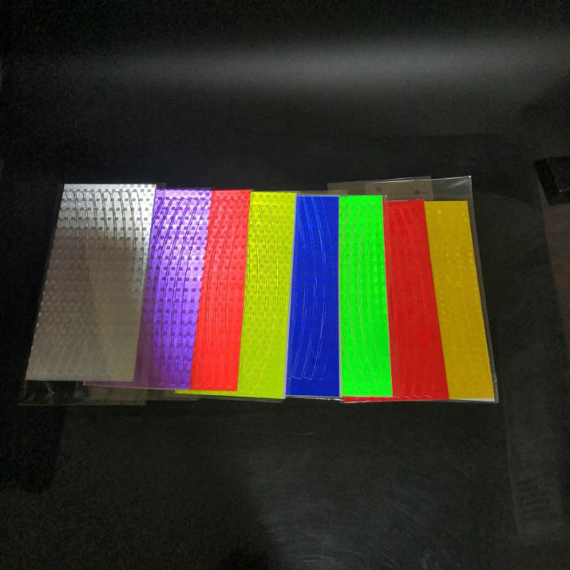 自行车轮贴纸 车轮反光贴纸 26寸山地车车轮贴　轮胎反光贴纸