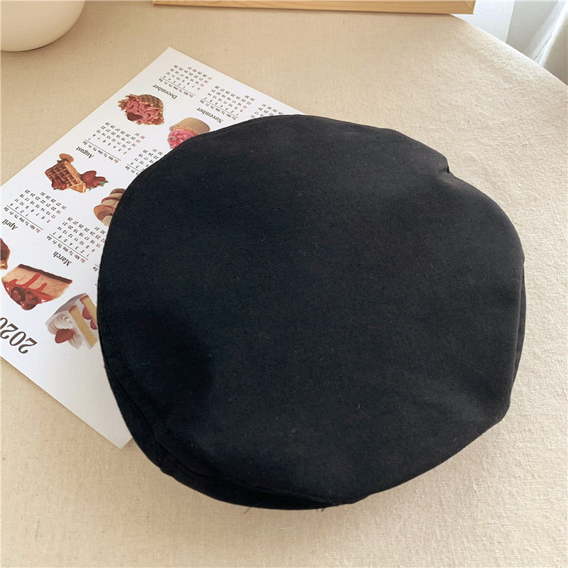 Japanese Beret women's thin summer octagonal hat British Retro