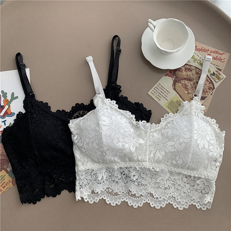 Real auction special price not reduced lace bra lingerie women's white wrapped bra