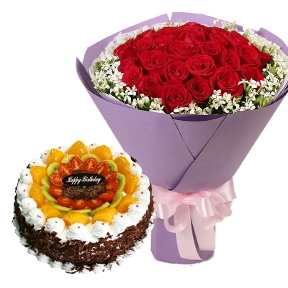 铜陵市义安区天门镇老洲乡东联乡蛋糕店鲜花店配送生日蛋糕玫瑰