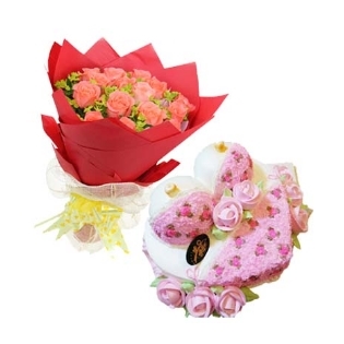 吉林市船营区德胜南京大东青岛向阳街母亲节鲜花店配送生日蛋糕