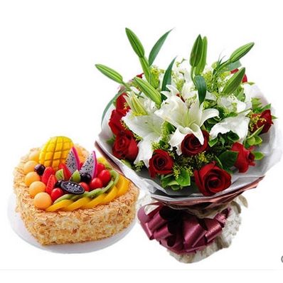 建瓯市吉阳镇房道镇南雅镇迪口镇蛋糕店鲜花店配送生日蛋糕玫瑰