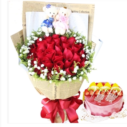 太原晋源区晋祠镇姚村镇金胜镇母亲节鲜花店配送生日蛋糕玫瑰