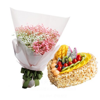 蚌埠市淮上区淮滨小蚌埠镇吴小街镇蛋糕店鲜花店配送生日蛋糕玫瑰