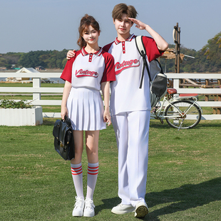 啦啦操演出服学生团体拉拉队健美操运动会开幕式班服年会表演服装