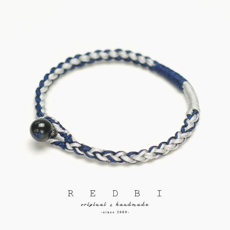 RedBi赤兔 岩石与海神奈川冲浪里日系文艺复古小众原创手绳链男女