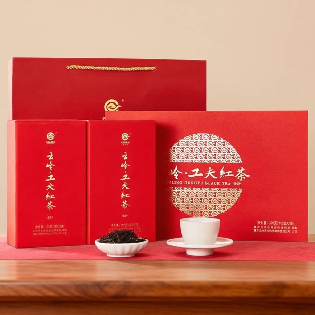 云岭工夫红茶浓香型金叶红茶礼盒