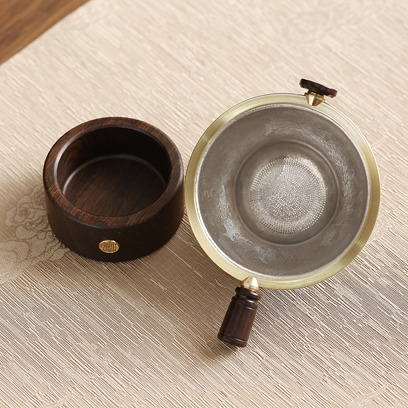 纯钛茶漏茶滤高档茶水分离器