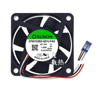 全新SUNON建准 EF60152BX-Q01U-FA9 6015 24V 1.59A 6cm 散热风扇