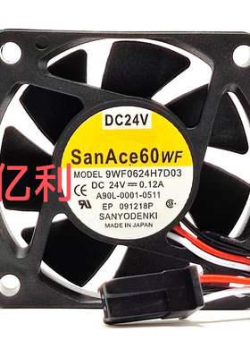 全新 SanAce60 A90L-0001-0511 9WF0624H7D03 24V FANUC伺服风扇