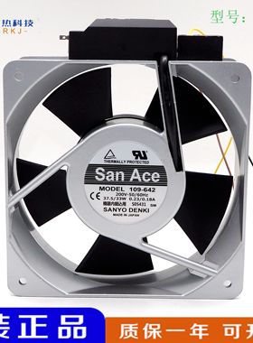 原装正品三洋SANACE160铝框风机109-601/602/603/641/642交流风扇