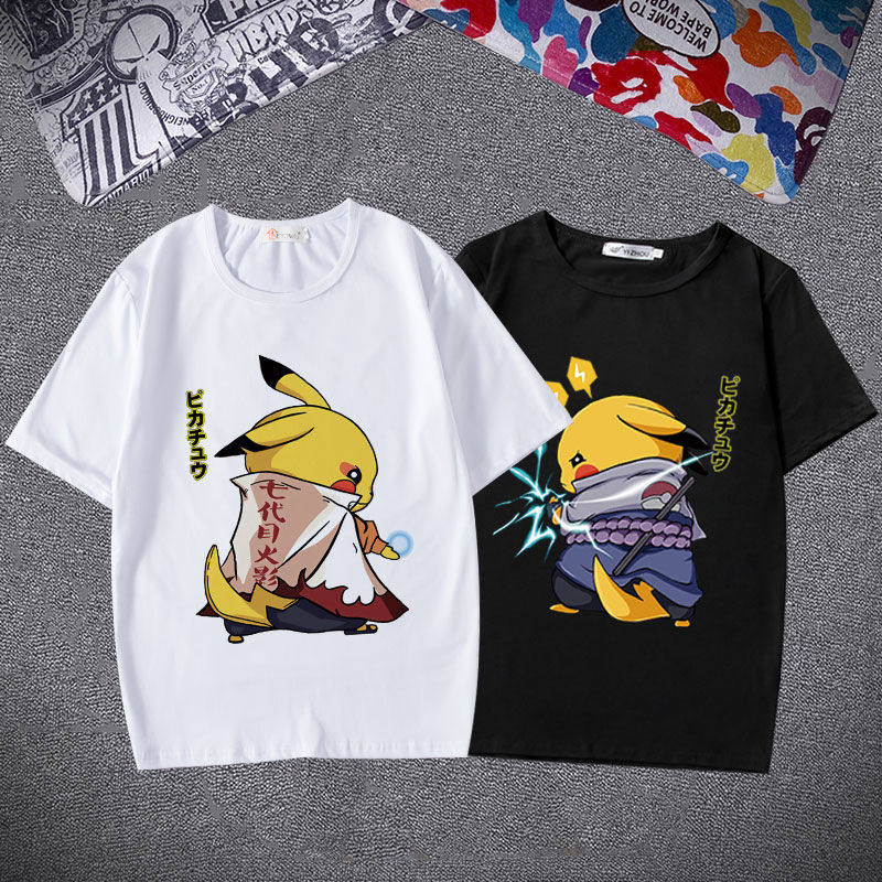 Pokemon Po Ke Detective Pikachu Jointly Short sleeved T-shirt Teenagers student men and women clothesin the Men's clothing, T-shirt  category - from Buy2taobao.com to provide professional Taobao agent buy service