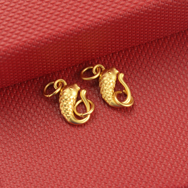沙金配件古法金diy配饰手链连接扣项链S扣老金鱼扣饰品扣材料,饰品/流行首饰/时尚饰品新,扣,淘宝优惠券,粉丝福利购,淘宝优惠卷