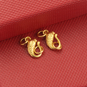 沙金配件古法金diy配饰手链连接扣项链S扣老金鱼扣饰品扣材料