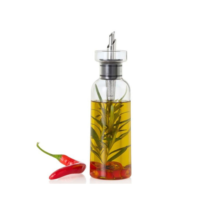 Adhoc油醋瓶按压控制出油量带滤网的液体调料瓶滴漏收集不脏瓶身