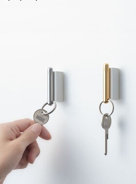 日本代购Timbre墙壁磁吸式钥匙扣 钥匙环 玄关门钥匙收纳挂钩