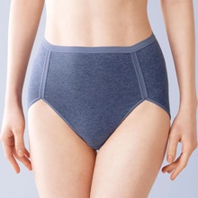 日本代购cecile中腰三角内裤底裤两件组超值无荧光剂舒适高侧开