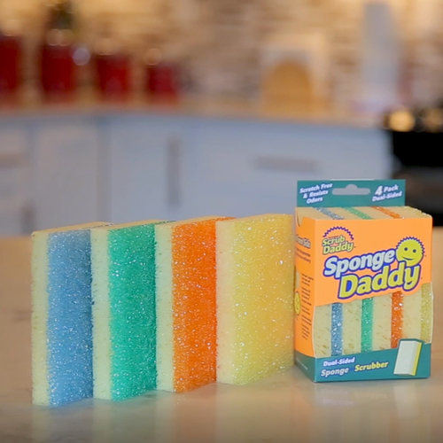 美国进口Scrub Daddy清洁擦海绵擦强力洗碗长方形清洁擦 双面