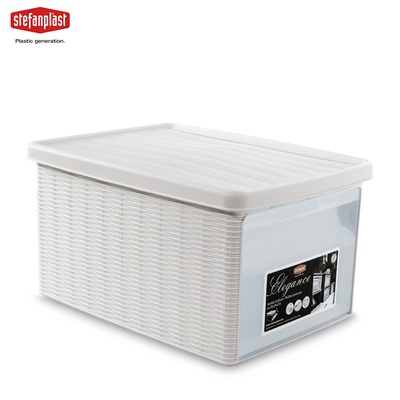 意大利StefanPlast藤编收纳箱