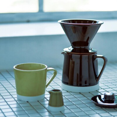 代购日本制 essence of life es dripper V60咖啡滤壶咖啡杯