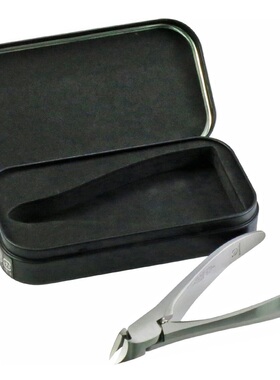 代购SUWADA日本指甲刀握式指甲钳诹访田斜口尖头指甲剪 礼盒装