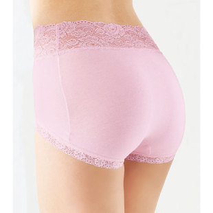 蕾丝边高腰过肚脐三角底裤 2个组 Toratani日本制内裤 日本代购
