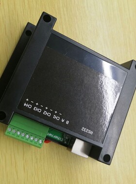 POE型视觉光源控制器网口24V四路数字调光以太网供电触发频闪功能