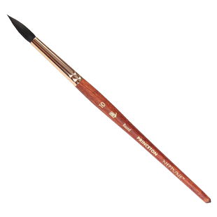 Princeton普林斯顿专家级水彩画笔海王星 仿松鼠毛斜锋圆头4750画笔