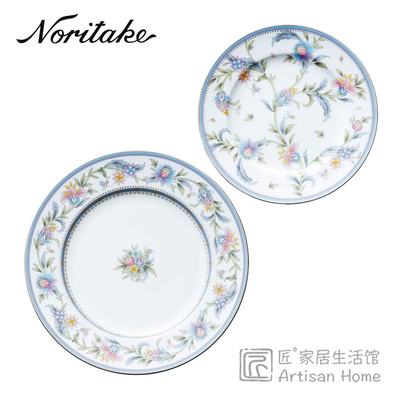 则武Noritake秘密花园点心盘餐盘