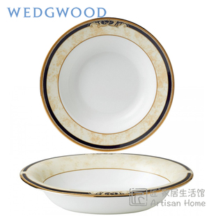 现货WEDGWOOD丰饶之角骨瓷欧式汤盘深盘20/23cm进口西餐具意面盘