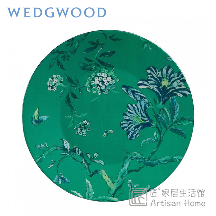 wedgwood27cm翠玉凤凰西餐盘图片