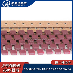 T5A 392方形保险丝液晶电源250V慢断T500mA T4A T3.15A T6.3A T1A
