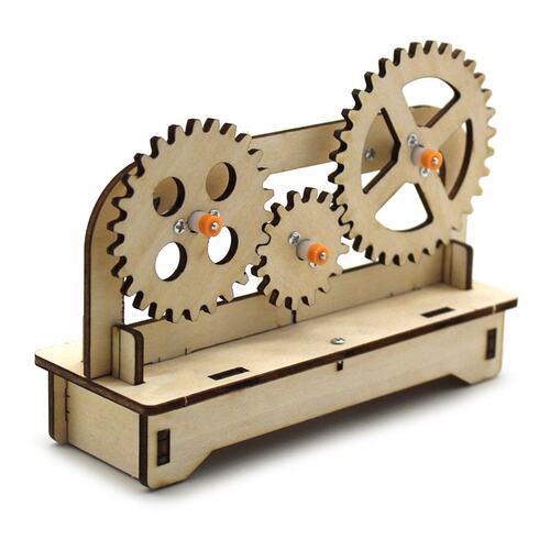 齿轮传动 小学生趣味diy教具科学实验套件科技小制作stem教具Q70