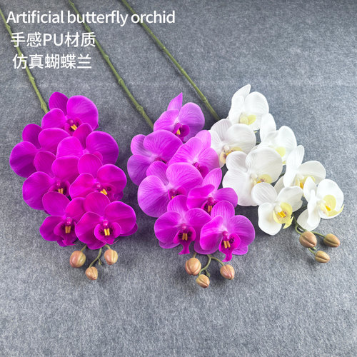 室内摆件仿真花蝴蝶兰