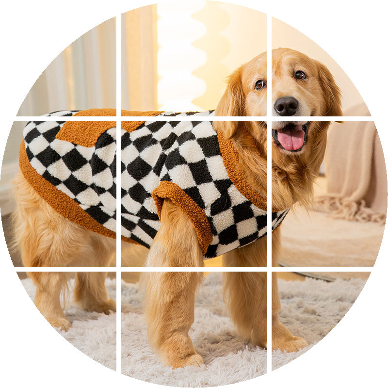 大型犬秋冬季保暖马甲