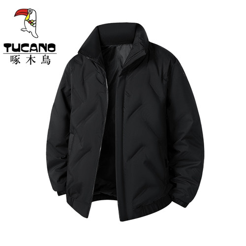 啄木鸟白鸭绒轻薄保暖羽绒服男