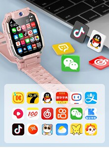 XH023(安全守护)5G全网通微信抖音支付短信闹钟旋转机身智能手表