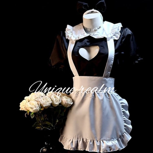 谧境「心契男仆」日系男仆装制服洛丽塔性感风吊带约会睡裙战袍