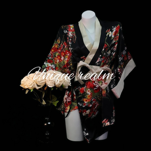 谧境「花间酌」性感睡裙日系和服cos制服情趣诱惑纯欲风战袍qqny
