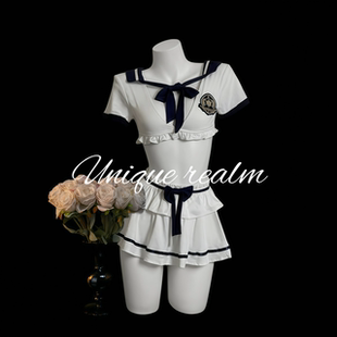 谧境「初恋日记」性感睡裙jk制服cos学院纯欲风可爱女仆战袍qqny