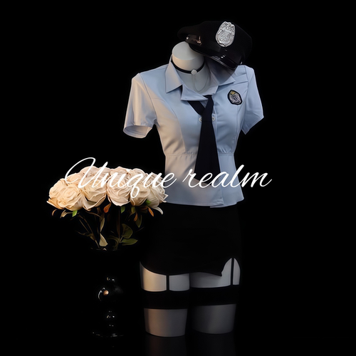「警花夜巡」性感cos女警制服