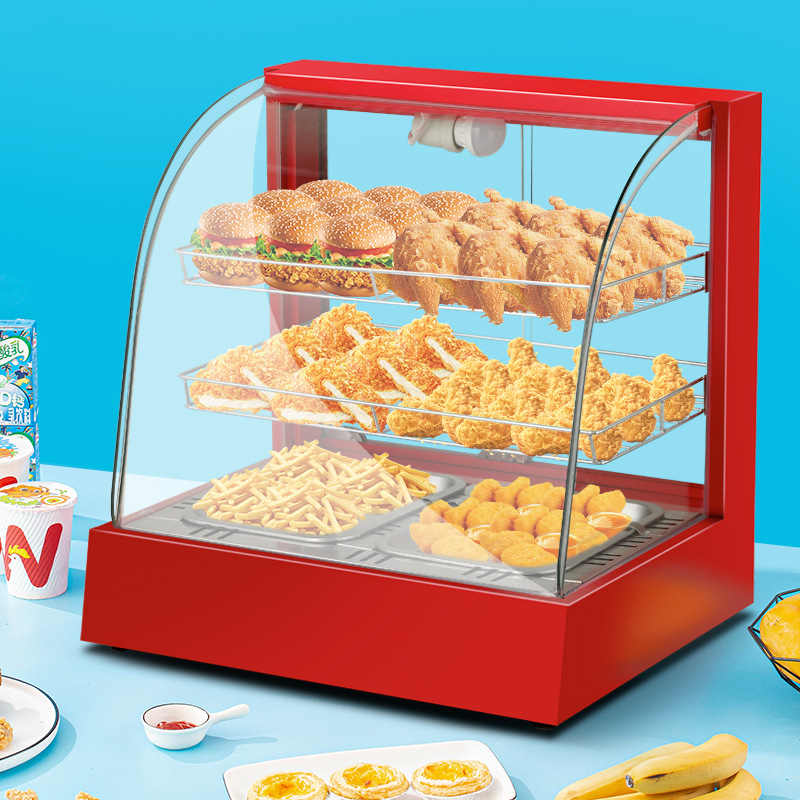 商用保温展示柜食品保温柜蛋挞汉堡熟食柜小型保温箱加热恒温