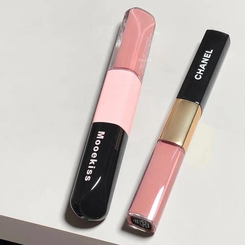 木柯诗双头唇釉精华镜面口红显白