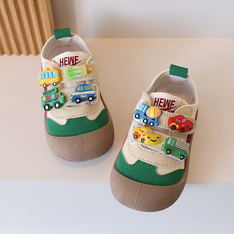 儿童帆布鞋男童小汽车魔术贴室内幼儿宝宝1-3岁2学步鞋女童公主鞋,童鞋/婴儿鞋/亲子鞋,帆布鞋,淘宝优惠券,粉丝福利购,淘宝优惠卷